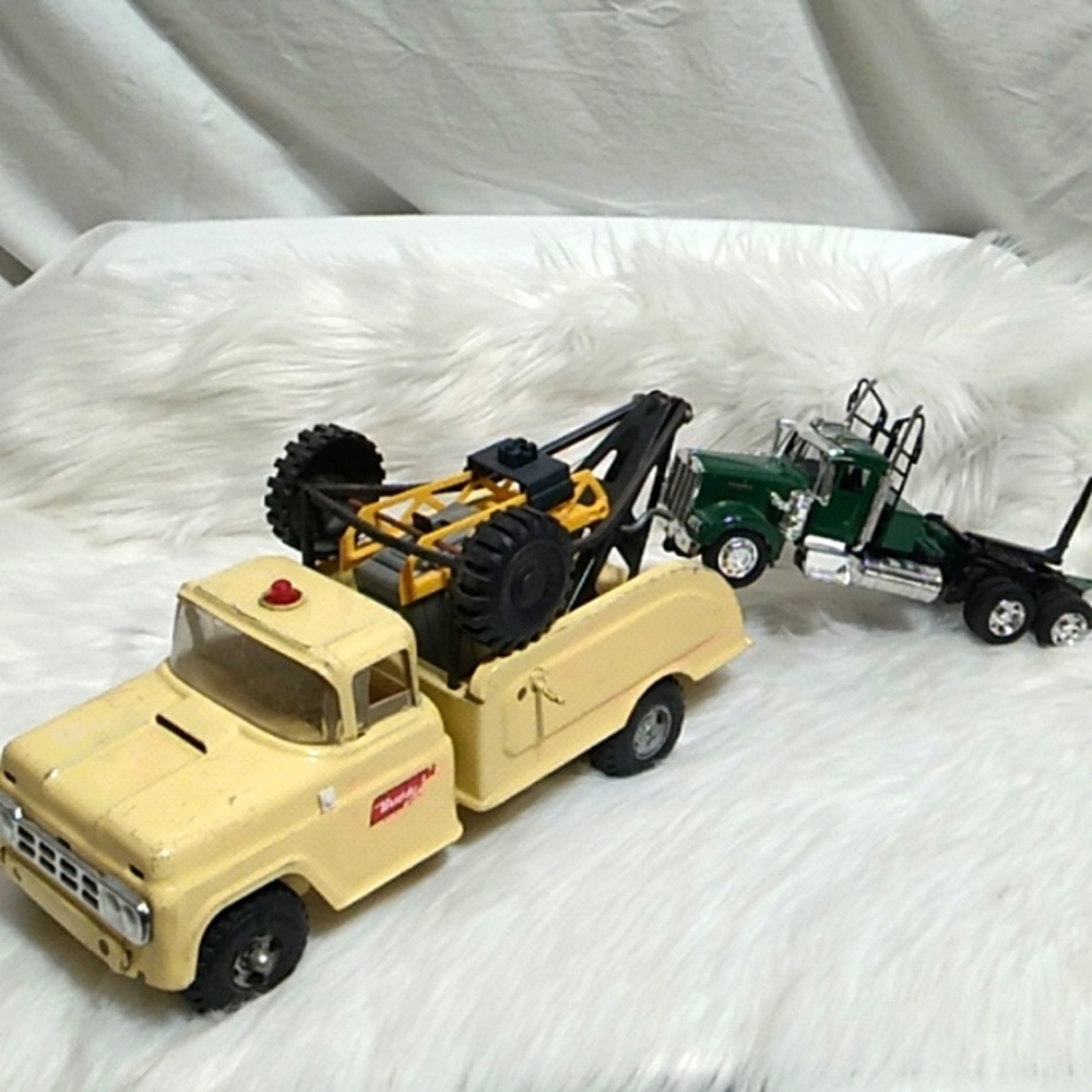 SALE! HTF! Vintage Buddy L Wrecker Tow Truck Hand Made In USA (See Video)